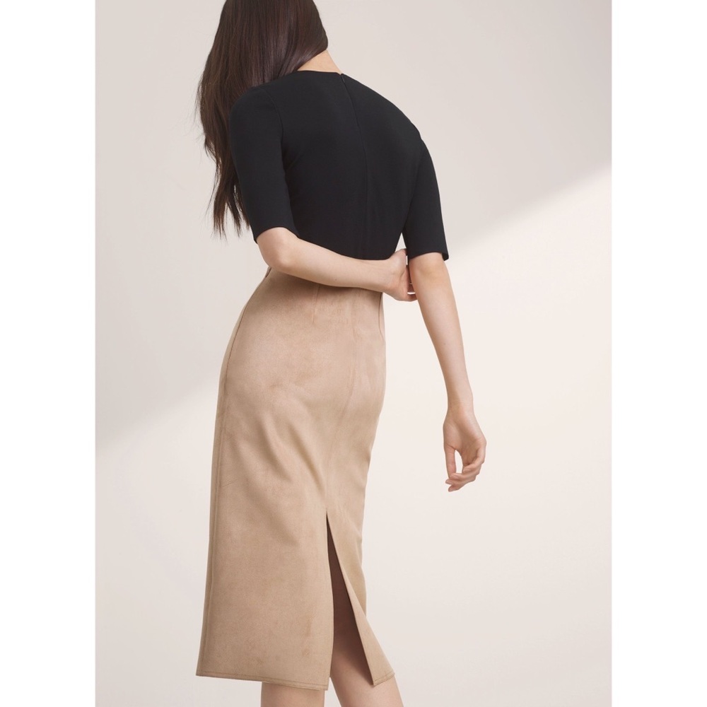 Aritzia vegan suede pencil skirt